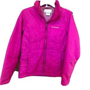 Columbia Womens Magenta Jacket Coat Thermal Coil Interchange Zip Small